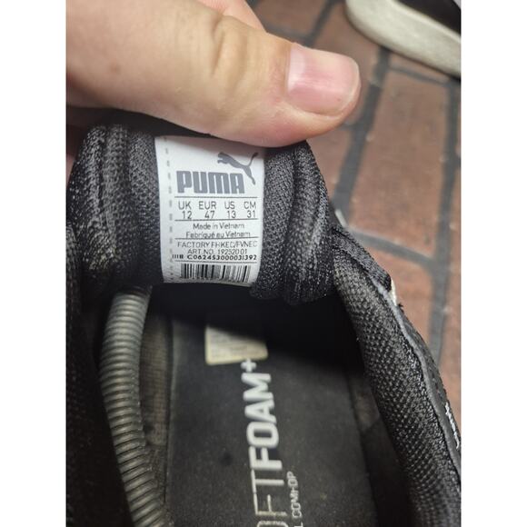 Puma Men's Black Nrgy Neko Turbo, Running Shoes, Size 13 - Picture 6 of 7